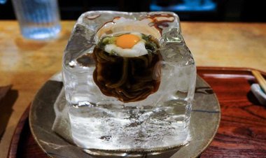 Ẩm thực Nhật Bản "mì nóng trong đá lạnh"