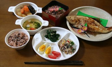 Okuizome – Baby's first meal at 100 days old