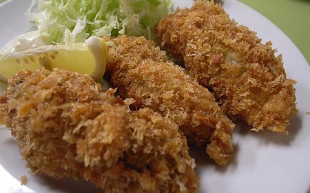 How to make Kaki furai - Deep fried breaded oysters