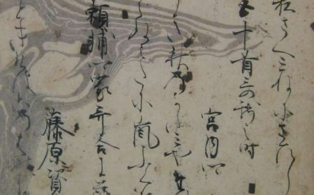 Suminagashi water painting art