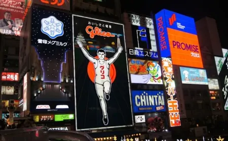 Hướng dẫn khu vực Osaka