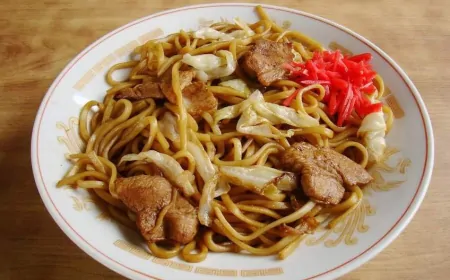 Yakisoba - Japanese favorite fried noodles