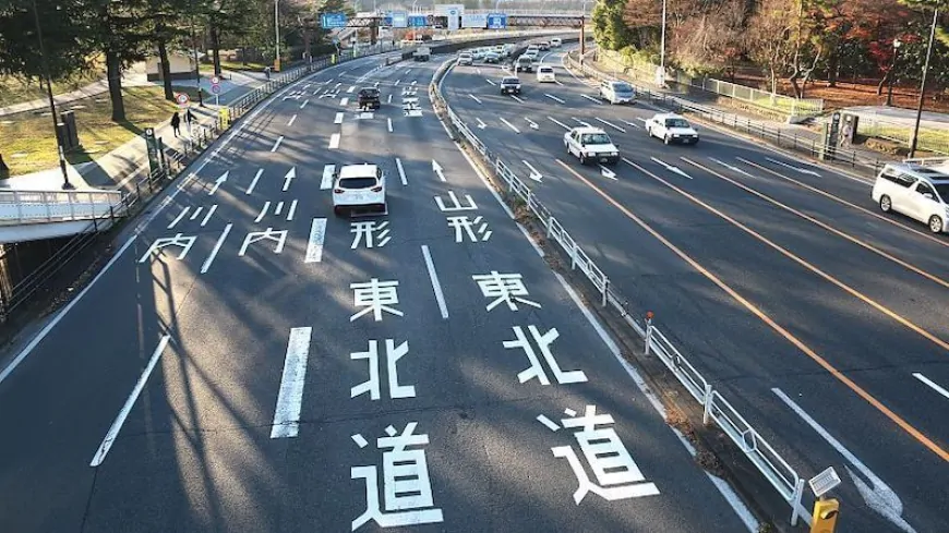 Driving in Japan and driving places in Tokyo
